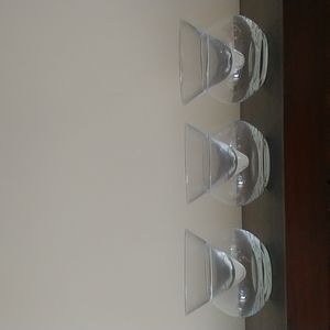 Martini Chiller Two Piece Glass - Set of Three